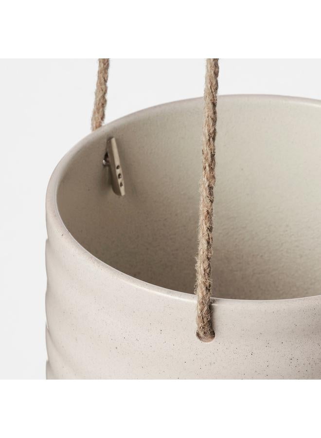 Zaboon Hanging planter, light grey, 12 cm - Image 2