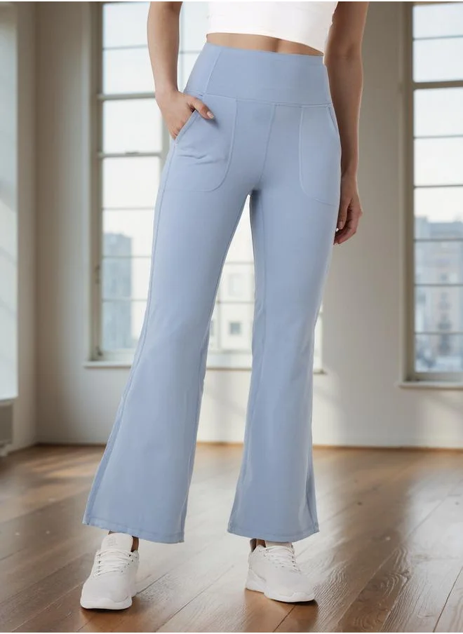 ادوت من سبلاش Wide Leg Pants with Elasticated Waistband and Pockets