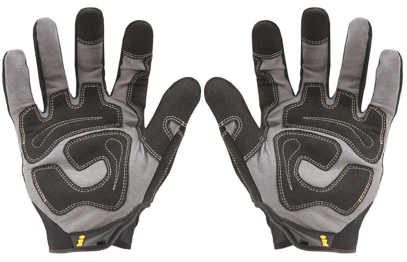 Ironclad General Utility Work Gloves GUG, All-Purpose, Performance Fit, Durable, Machine Washable, Sized Medium, (1 Pair) Black - Image 2