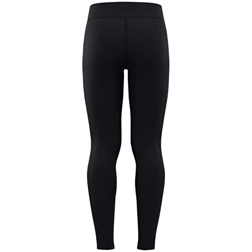 Under Armour Girls Motion Leggings, Black (001)/White, Large - Image 4