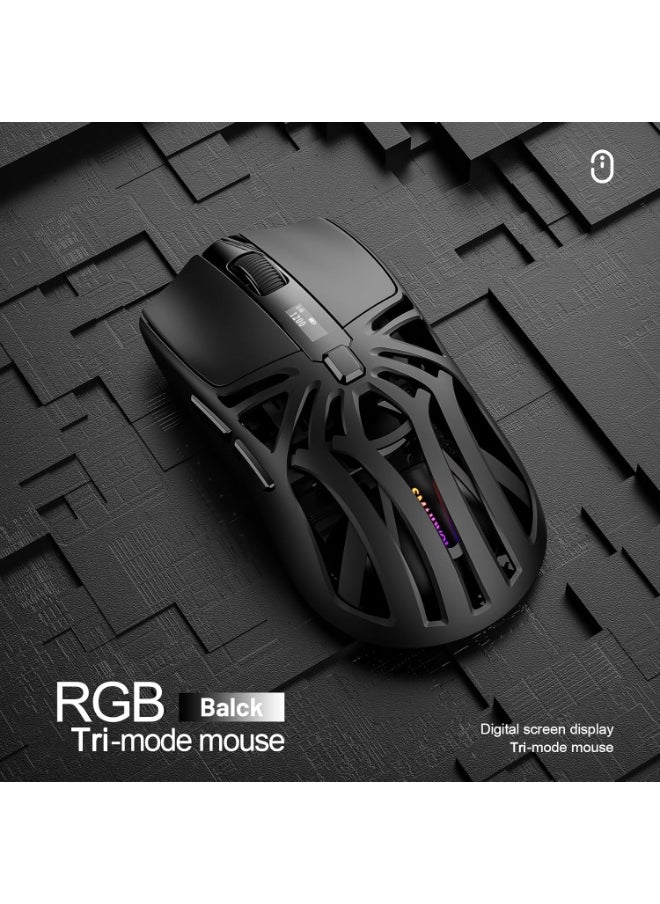 SMAILWOLF RS8 Gaming Mouse Wireless Bluetooth Wired Tri-Mode  Connection Lightweight Macro Notebook Computer Hollow Mouse  - Image 4