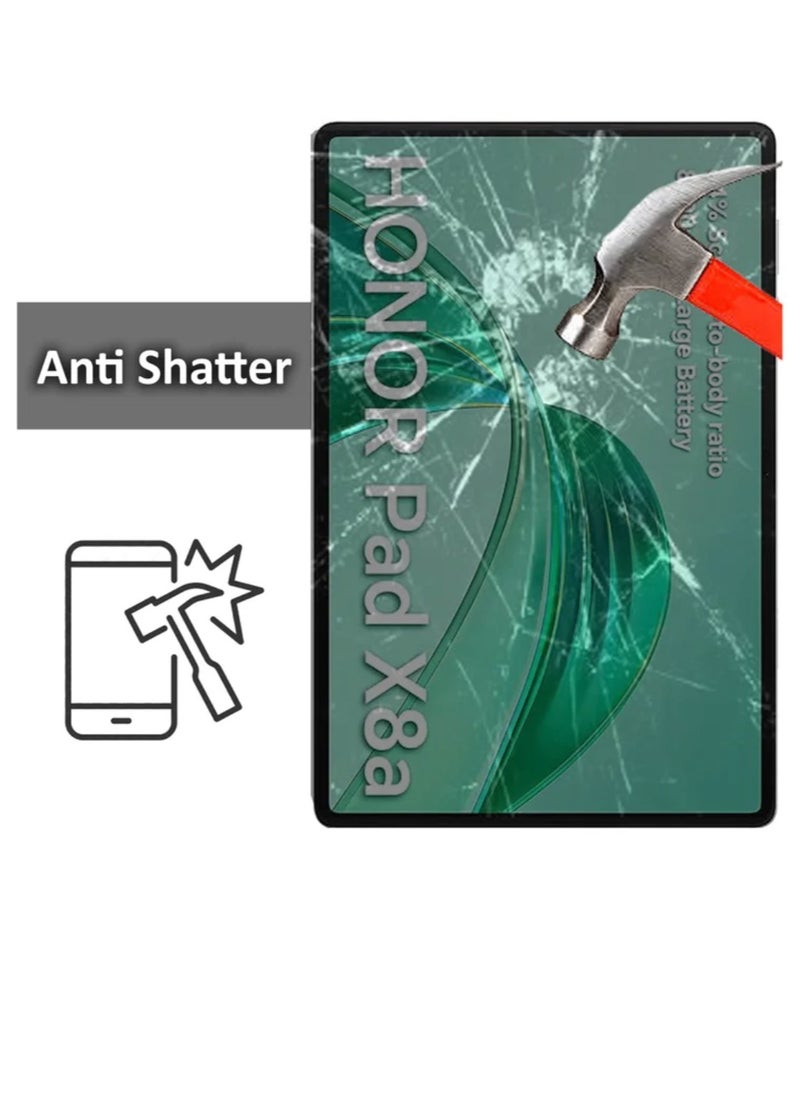 Generic - Honor Pad X8a - Tempered Glass Screen Protector - Delicate Touch , Higher Transparency , Easy to Install ,Anti-scratch and Bubble-free Screen Protector - Clear - Image 1