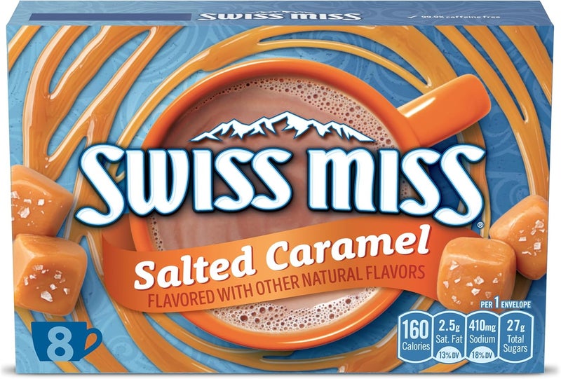 Swiss Miss خليط كاكاو ساخن بنكهة الكراميل المملح من سويس ميس - Image 1