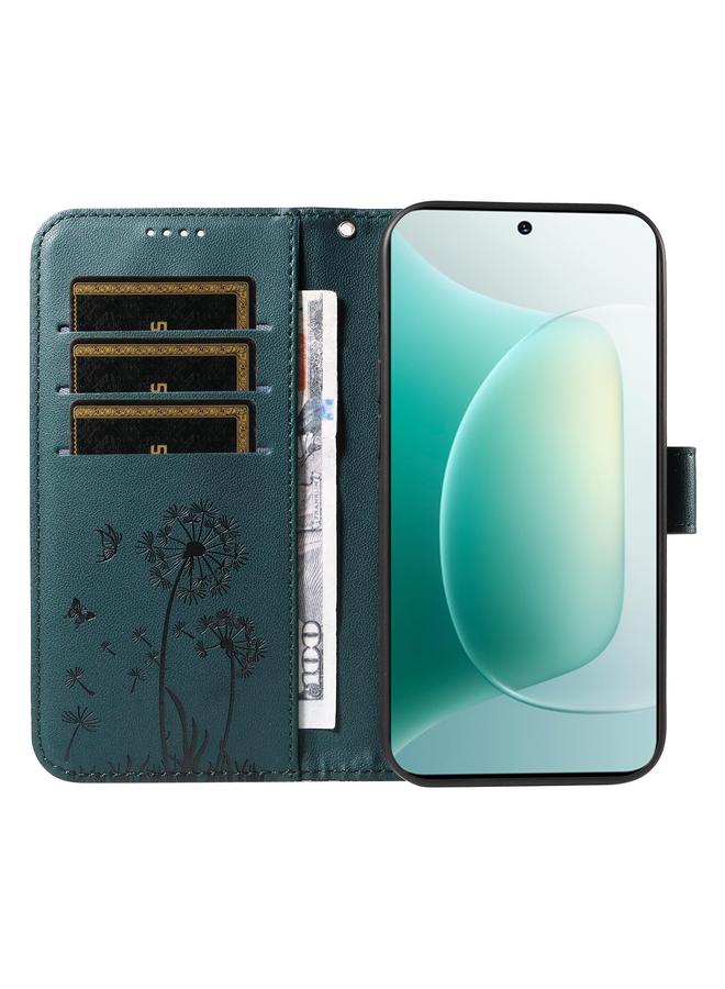 اس-توب جراب هاتف Honor 300 من الجلد القابل للطي بنقشة الهندباء - Image 4