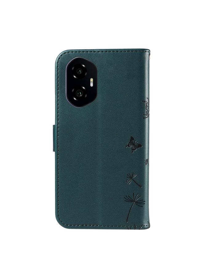 اس-توب جراب هاتف Honor 300 من الجلد القابل للطي بنقشة الهندباء - Image 3