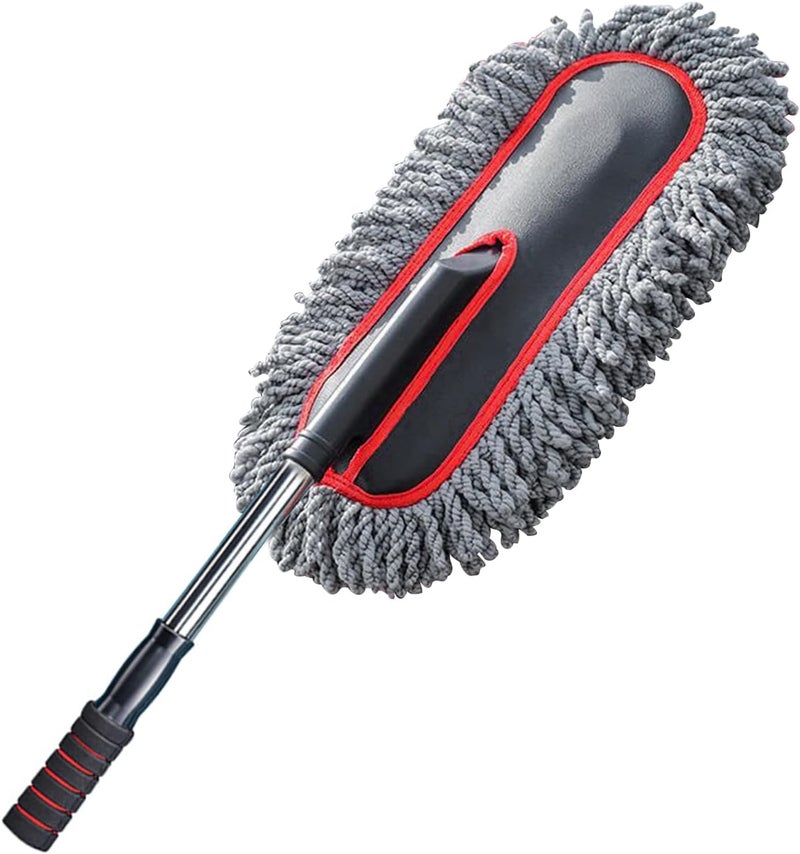 YeewayVeh Extendable Microfiber Car Duster - Scratch Free Cleaning Tool for Vehicles and Home - Image 1