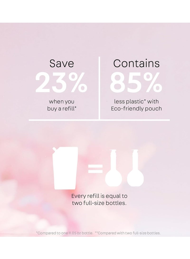 NatureLab. TOKYO NATURELAB. TOKYO Perfect Volume Shampoo Refill – Boosts Volume, Eco-Friendly Pouch, Thickening Rice & Soy Proteins, Sakura & Apple Extracts for Moisture, 22.9 oz - Image 3