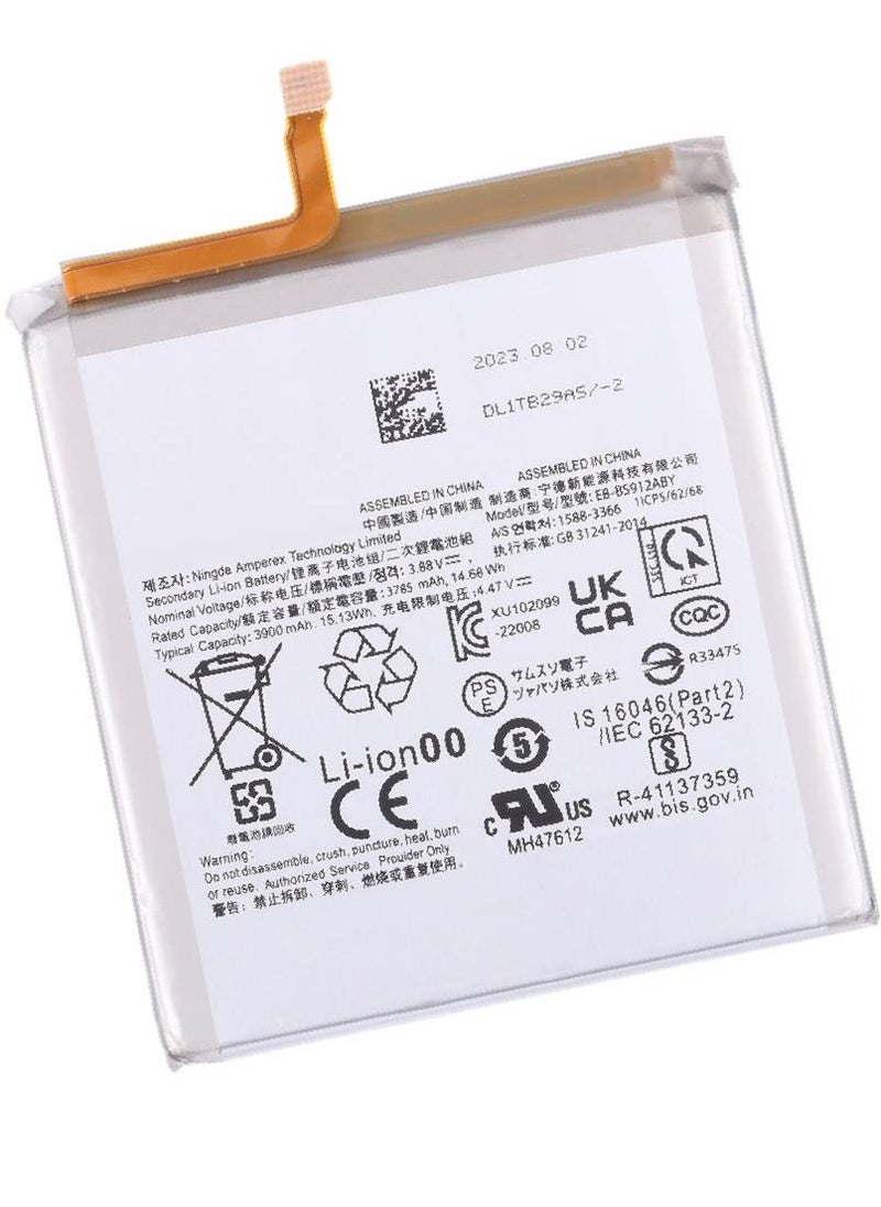 MUNTAQI Replacement Internal Premium Battery Compatible for Samsung Galaxy S23 5G â€“ High-Capacity Li-ion Rechargeable Battery for Longer Life, Stable Performance, Safe Charging & Quick Installation â€“ Fix Battery Drain Fast - Image 3