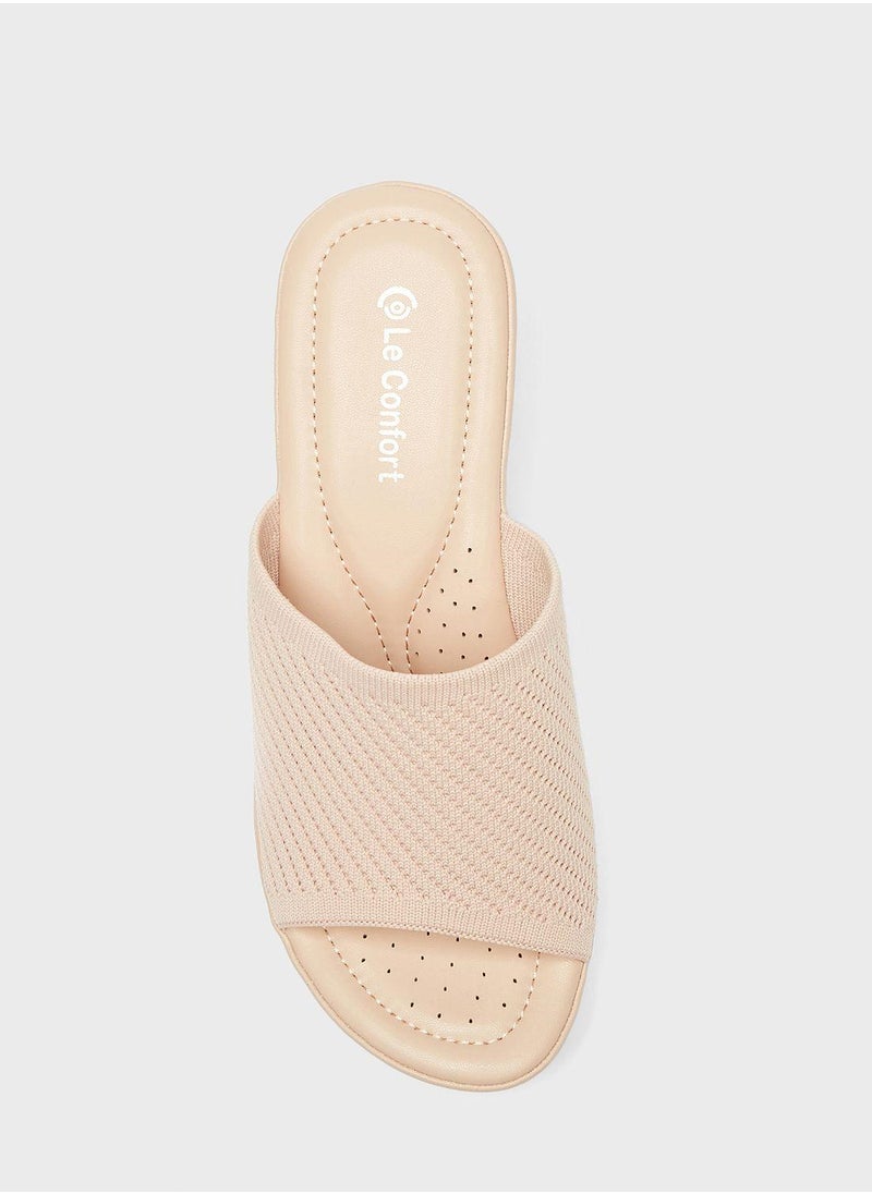 One Strap Wedge Sandals