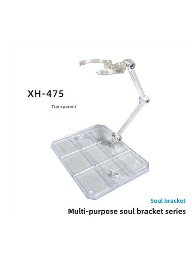 Generic - Model Star Club Model Assembled Bracket Robot Soul Bracket Suitable For Gundam Model Hand-made SHF Saint-Color:Xh-476: Soul Bracket Transparent Red - Image 1