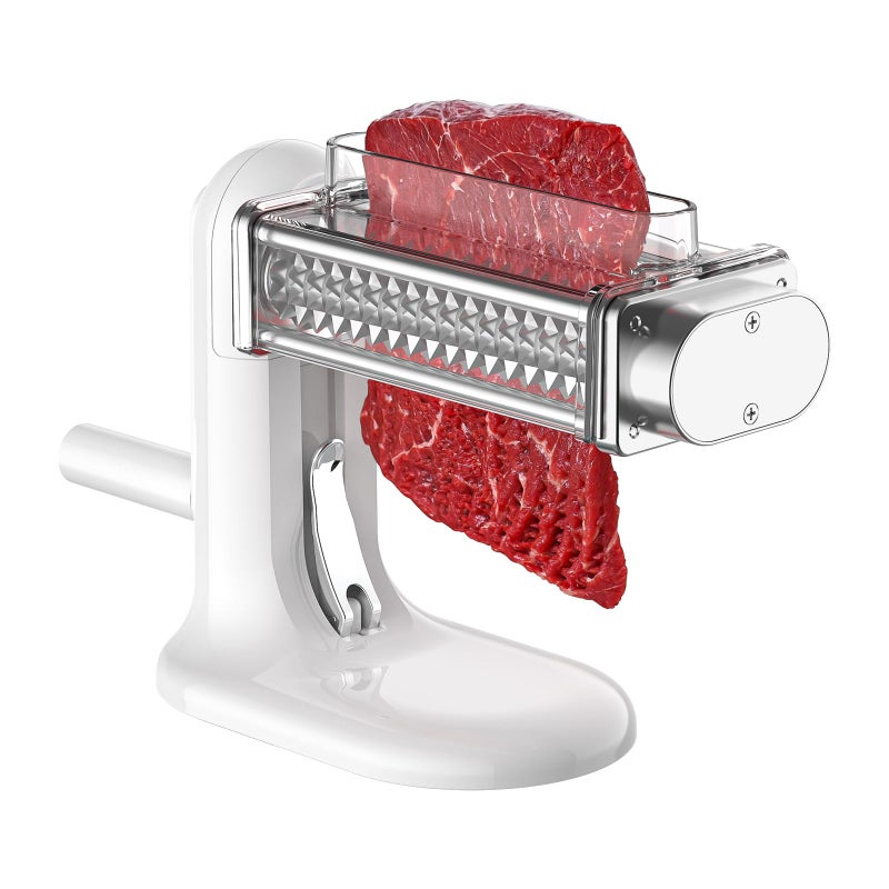 Cofun Manual Meat Tenderizer Tool, Meat Tenderizer Machine with Stainless Steel Gear, Steak Flatten Cuber Rolling Meat Poultry Tenderizer, Meat Tenderizer Kitchen Tool - Image 1