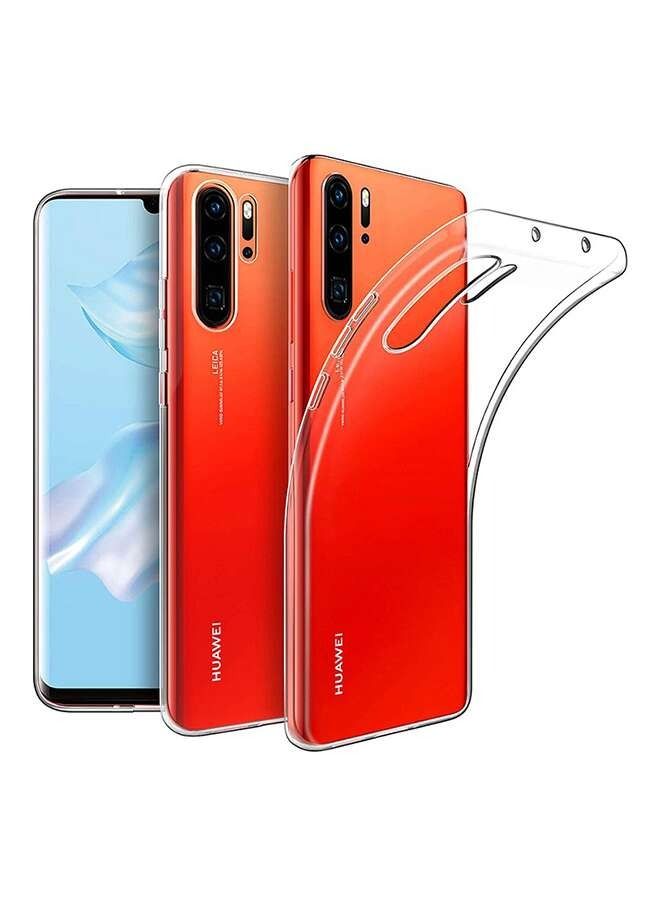 بورتوني جراب رفيع للغاية من مادة البولي يوريثين بالحرارة لهاتف Huawei P30 Pro شفاف - Image 1