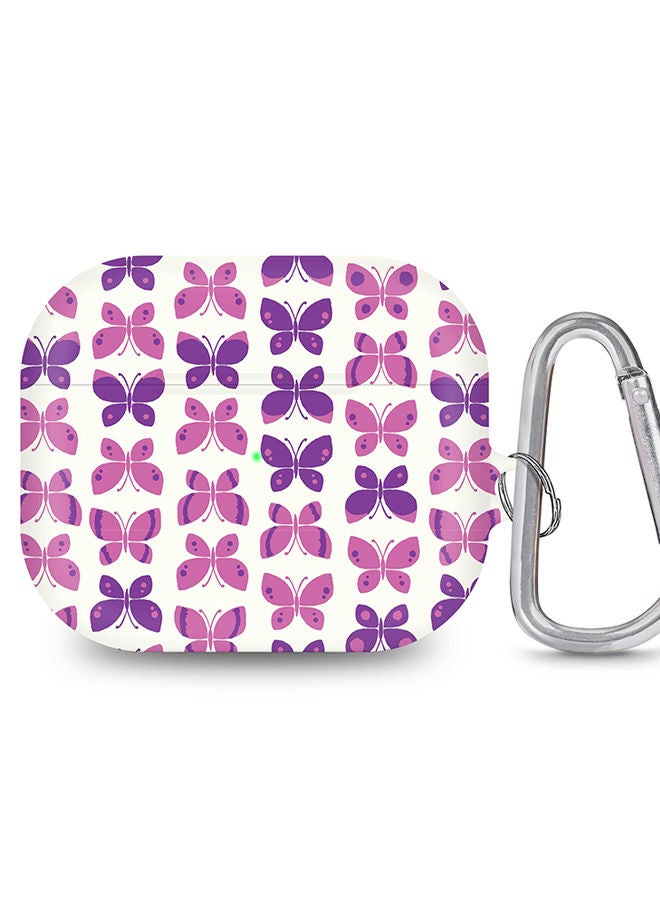 Stylizedd StylePods Case for Airpods 3rd Gen Case With Anti-Lost Keychain - Sweet Butterfly - Image 1