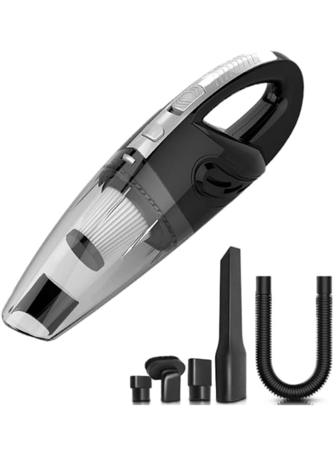 مكنسة كهربائية محمولة باليد عالية الطاقة 120 وات 4500 كيلو باسكال مكنسة غبار لاسلكية قابلة للشحن محمولة لزوج الحيوانات الأليفة/الأريكة/السيارة/المكتب - Image 1