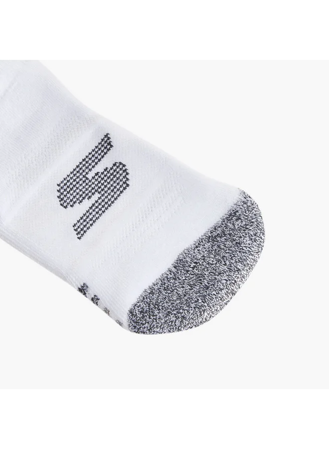 SKECHERS  Women's Printed Half Terry Ankle Length Socks - Set of 3 for Women | Best Price UAE