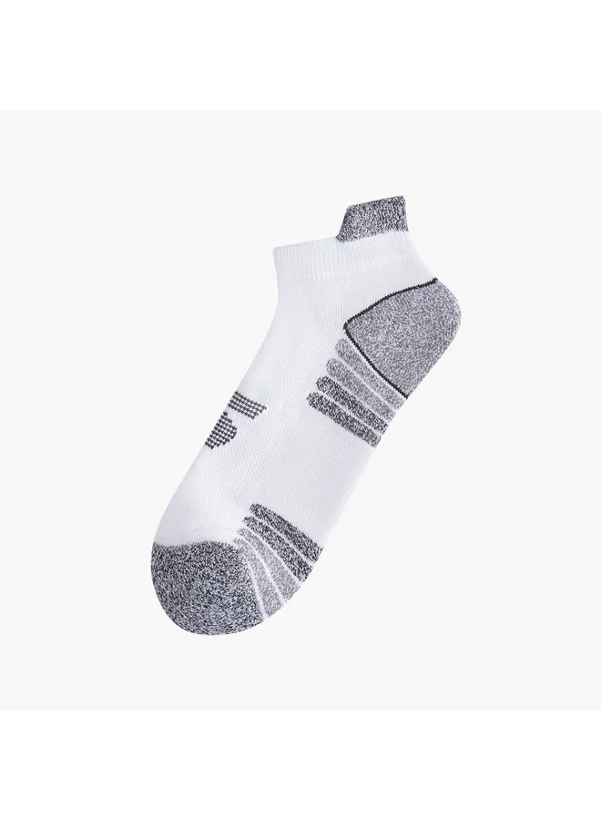 SKECHERS Women's Printed Half Terry Ankle Length Socks - Set of 3