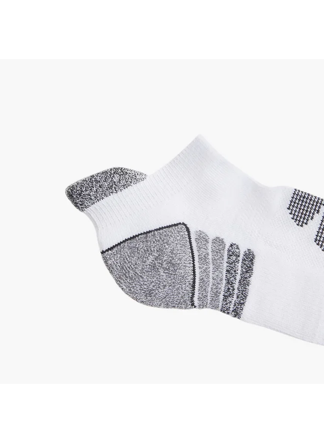SKECHERS  Women's Printed Half Terry Ankle Length Socks - Set of 3 for Women | Best Price UAE