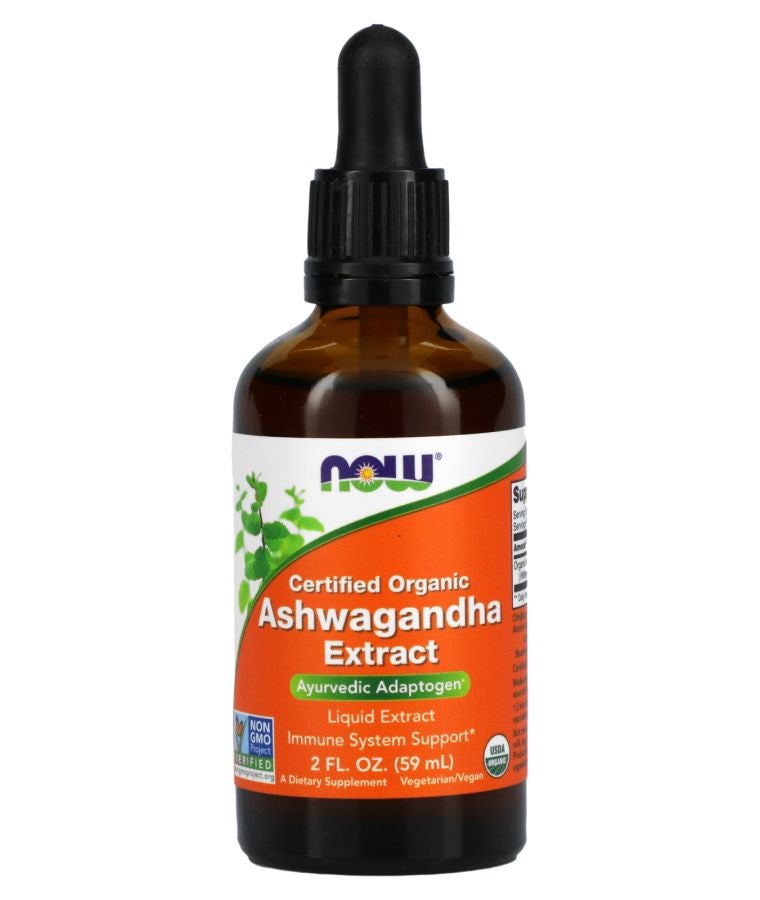 now Certified Organic Ashwagandha Extract 2 fl oz (59 ml)