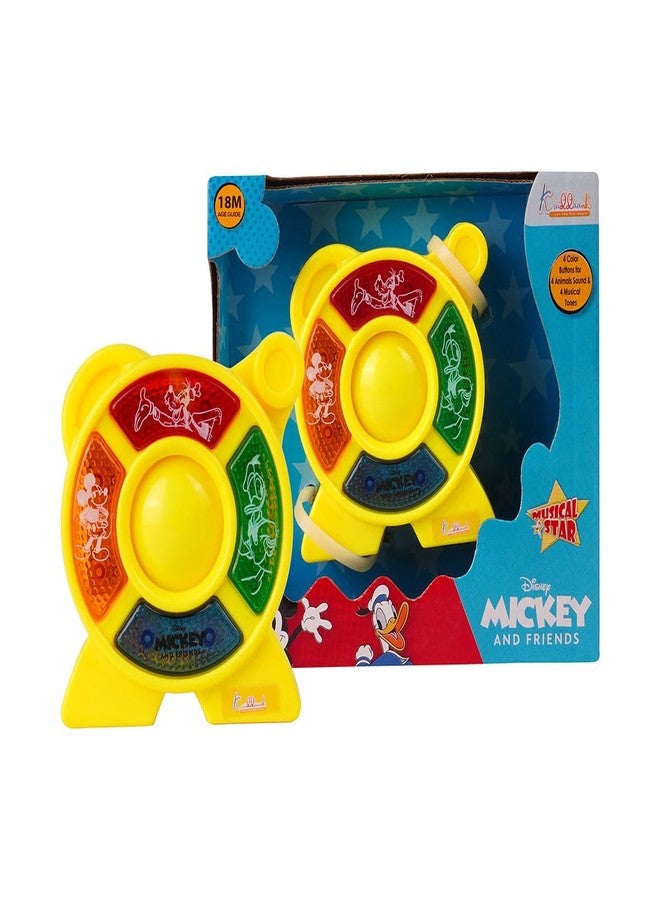 Kriiddaank Mickey Mouse Theme Guitar Music Set - Elsa & Anna | Fun & Educational Toy for Kids | Safe, Engaging & Interactive Play - Image 1