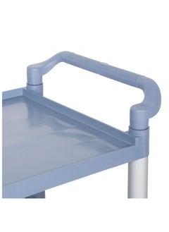 Extra Mobile food storage and serving cart, 3 plastic shelves  - Image 2