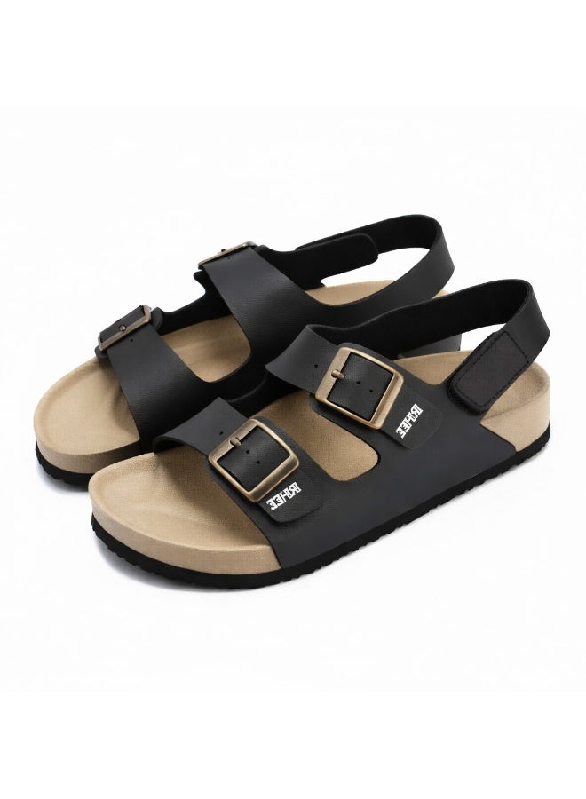Men's comfortable orthopedic Casual Sandals with double buckle and back strap for summer shoes for everyday walking - Image 3
