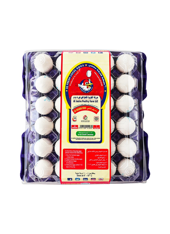 Golden Eggs White Medium