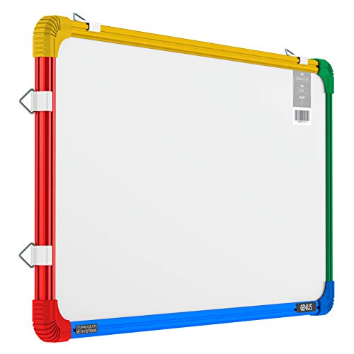 Pragati Systems® Genius Non-Magnetic Double-Sided Whiteboard and Chalkboard for Kids, Home & Kitchen | Compact & Convenient Dry Dual Purpose Writing Board | Extra Small Size 1x2 Feet (Pack of 1) - Image 1