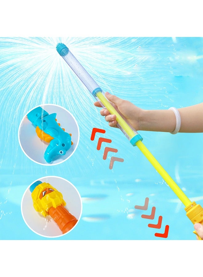 Swimming Water Gun Toy, 2 Pieces Unicorn Water Gun Pool Toy for Kids, Outdoor Water Pistol Beach Shooting Toy, Summer Foam Water Toy Shooter with Random Color  - Image 4