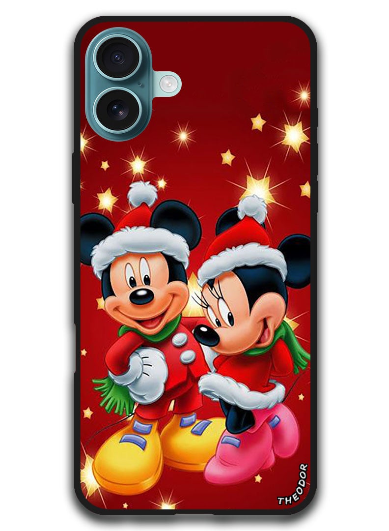 Theodor Protective Case Anti Scratch Shock Proof Bumper Cover For iPhone 16 Plus (6.7)-inch Mickey Mouse - Image 1