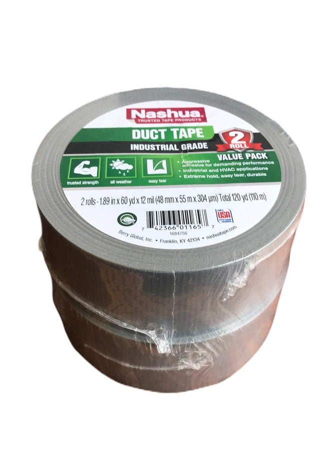 Nashua Duct Tape 12 Mil Thick 2" x60 Yard 2 Pack - Image 4