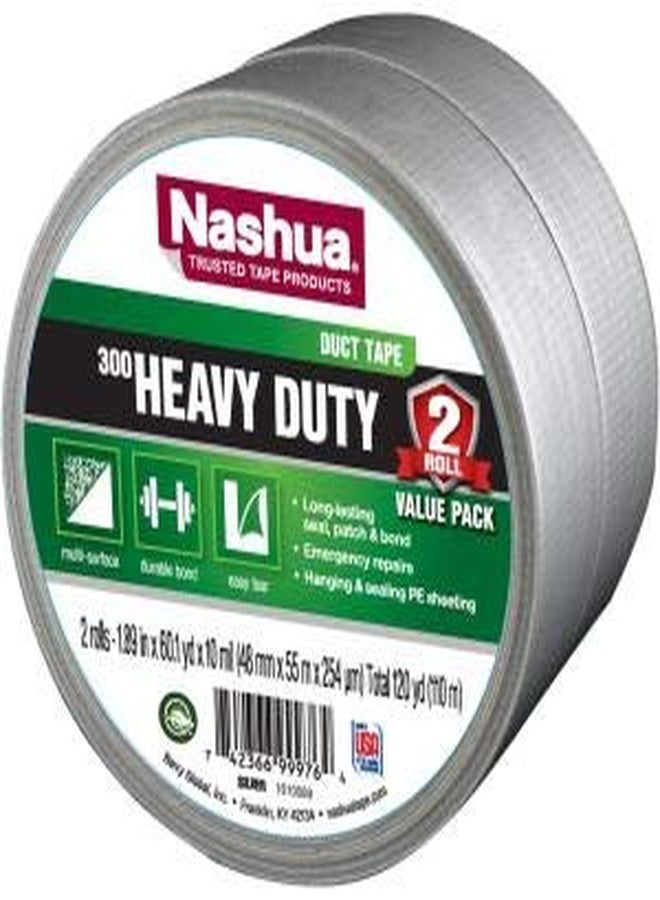 Nashua Duct Tape 12 Mil Thick 2" x60 Yard 2 Pack - Image 2