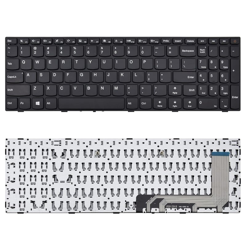 Wefly لوحة مفاتيح لابتوب متوافقة مع Lenovo IdeaPad 110-15ISK 110-15IBK 110-17ACL 110-17IKB 110-17ISK لوحة مفاتيح أمريكية 5N20L25877 5N20L25928 5N20L25958 PK131NT3A00 - Image 1