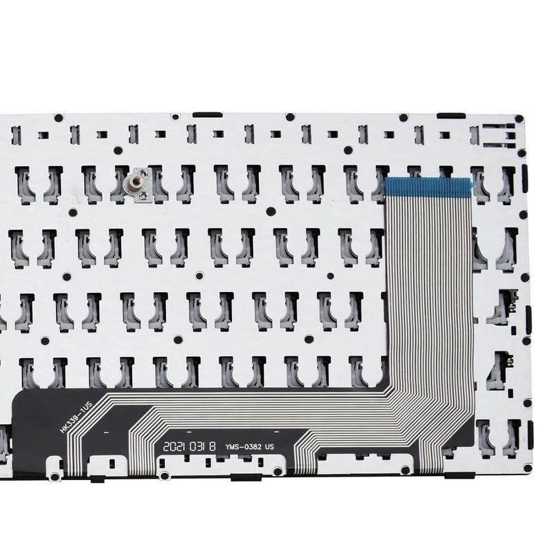 Wefly لوحة مفاتيح لابتوب متوافقة مع Lenovo IdeaPad 110-15ISK 110-15IBK 110-17ACL 110-17IKB 110-17ISK لوحة مفاتيح أمريكية 5N20L25877 5N20L25928 5N20L25958 PK131NT3A00 - Image 2