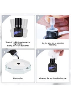 ARISON LASHES Professional Eyelash Extension Black Adhesive 10ml/Ultra Strong Eyelash Extension Adhesive, Dries in 1-2 Seconds, Retains for Up to 8 Weeks/Unscented  - Image 5