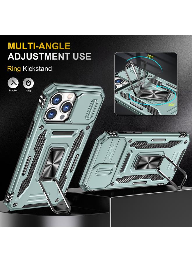 اس-توب جراب لهاتف iPhone 15 Pro Max Armor PC + TPU Camera Shield - Image 4