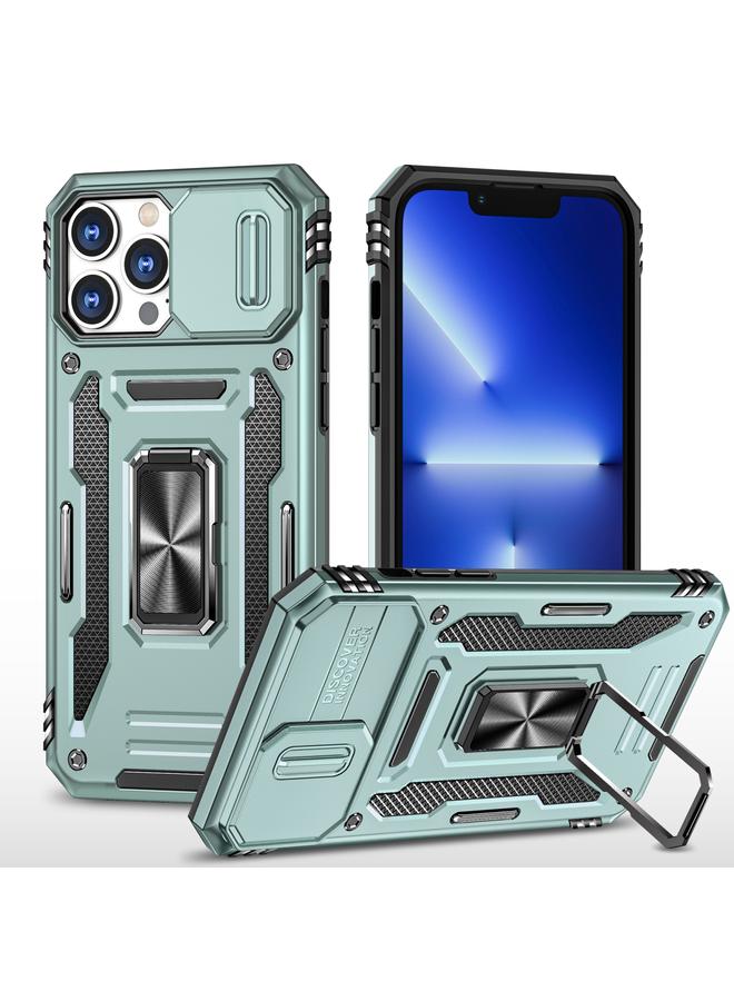 اس-توب جراب لهاتف iPhone 15 Pro Max Armor PC + TPU Camera Shield - Image 1