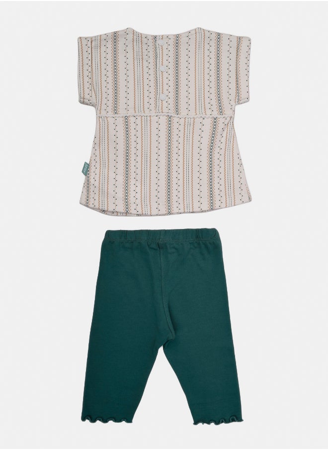 Junior Baby Girls Pajama Set  - Image 2