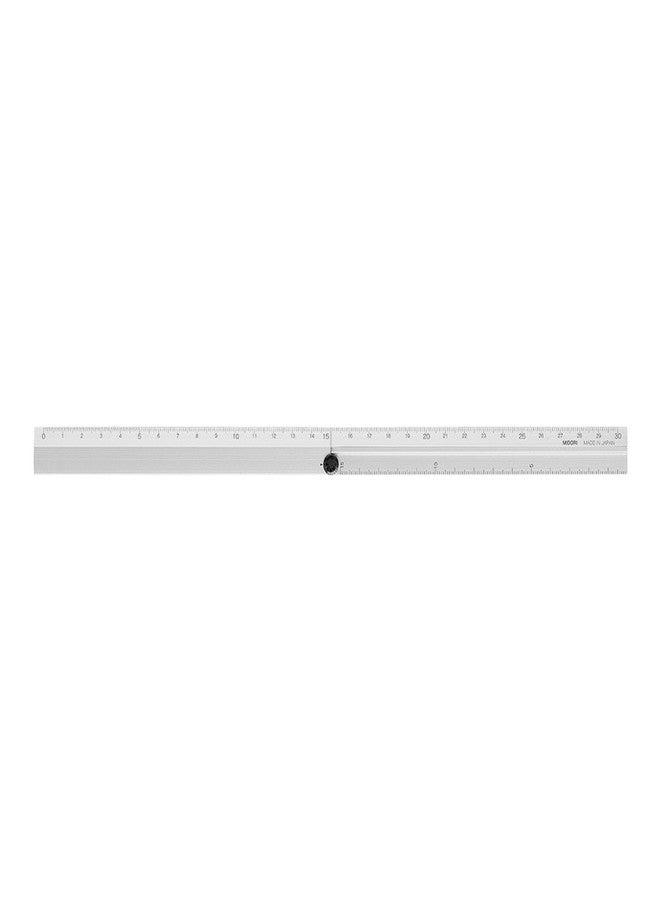 Midori Multi Aluminium Ruler 30cm Silver (42253006) - Image 3