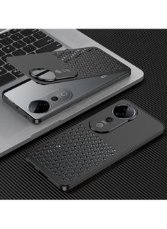 General Case Compatible with VIVO V40 Pro, Magnetic Metal Frame + Matte [Body Armor] [Honeycomb Heat Sink] Back, Non Slip Shockproof Case with Camera Protector  - Image 1