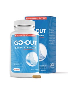 Extra Strength Uric Acid Support Goout Joint Discomfort & Stiffness Flareups Supplement With Celery Seed Extract Tart Cherry Extract Boswellia Bromelain Black Pepper 60Ct