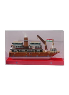 Nimton Nimton Premium Handcrafted Wooden Ship Miniature with Acrylic Box 
