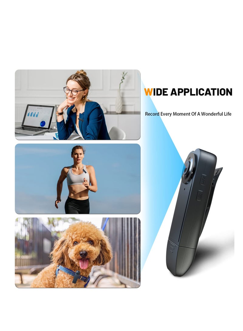 Barakah Mini Camera, 1000mA Mini Nanny Cam 1080p Hidden Body Camera with Night Vision 4h Auto Overwrite for Personal Civilians, Police Law Enforcement - Image 4