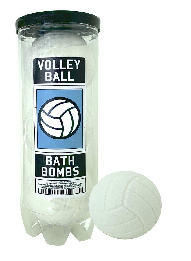 Sportigift Volleyball Bath Bombs - 3 Pack - Gifts for Team, Girls, Teens, Accessories for Teen Girls, Coach, Gear - Image 1