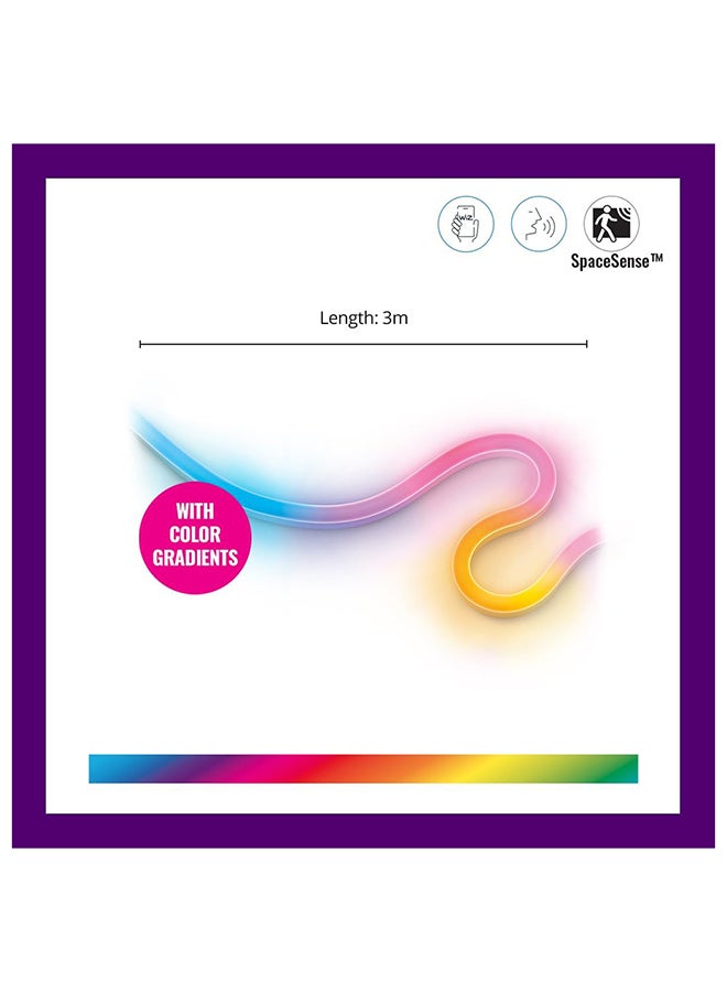 Wiz Neon Flex LED Strip Light Kit 3M,RGB Color Effects, Flexible Design, Wi-Fi And Bluetooth Connected, App And Voice Control  - Image 2