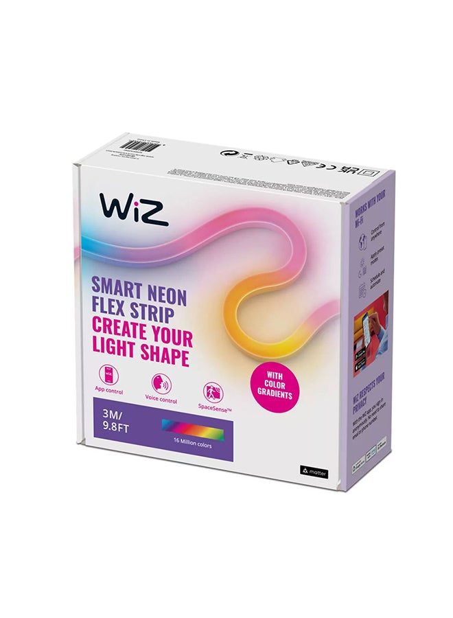 Wiz Neon Flex LED Strip Light Kit 3M,RGB Color Effects, Flexible Design, Wi-Fi And Bluetooth Connected, App And Voice Control  - Image 1