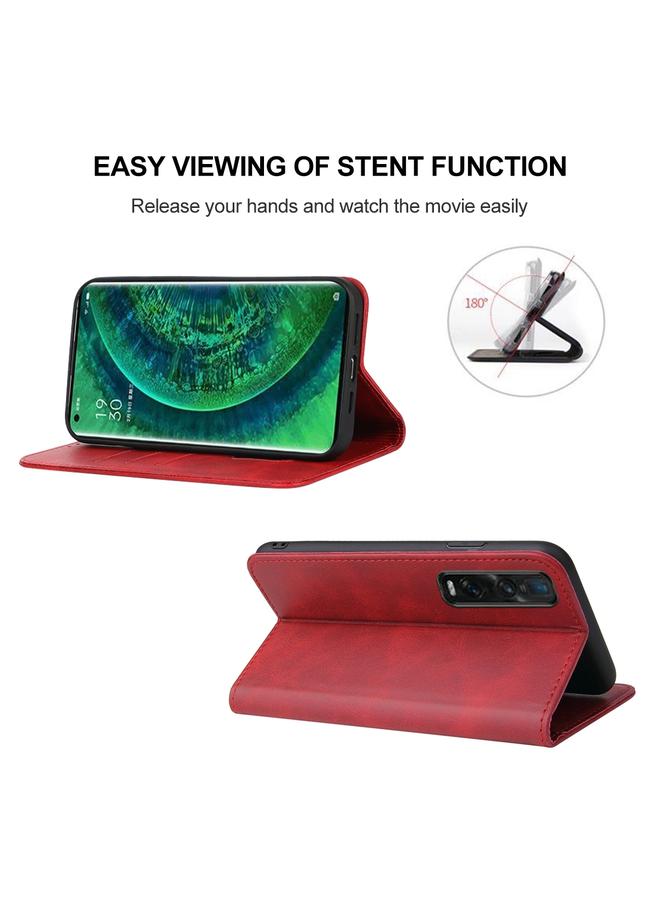 S-TOP Case For OPPO Find X2 Pro Magnetic Closure Leather Phone Case - Image 4