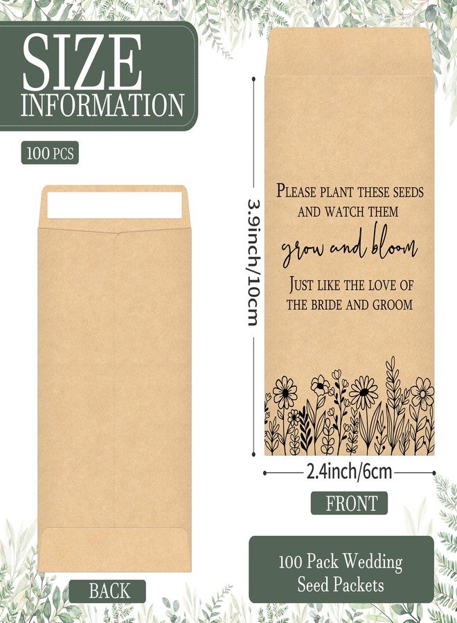 مايتيز مجموعة هدايا مايتيز لحفل توديع العزوبية، 101 قطعة، لافتة خشبية لحفل الزفاف، 100 عبوة بذور لحفل توديع العزوبية، عبوات بذور ذاتية اللصق لهدايا حفلات الزفاف. - Image 3