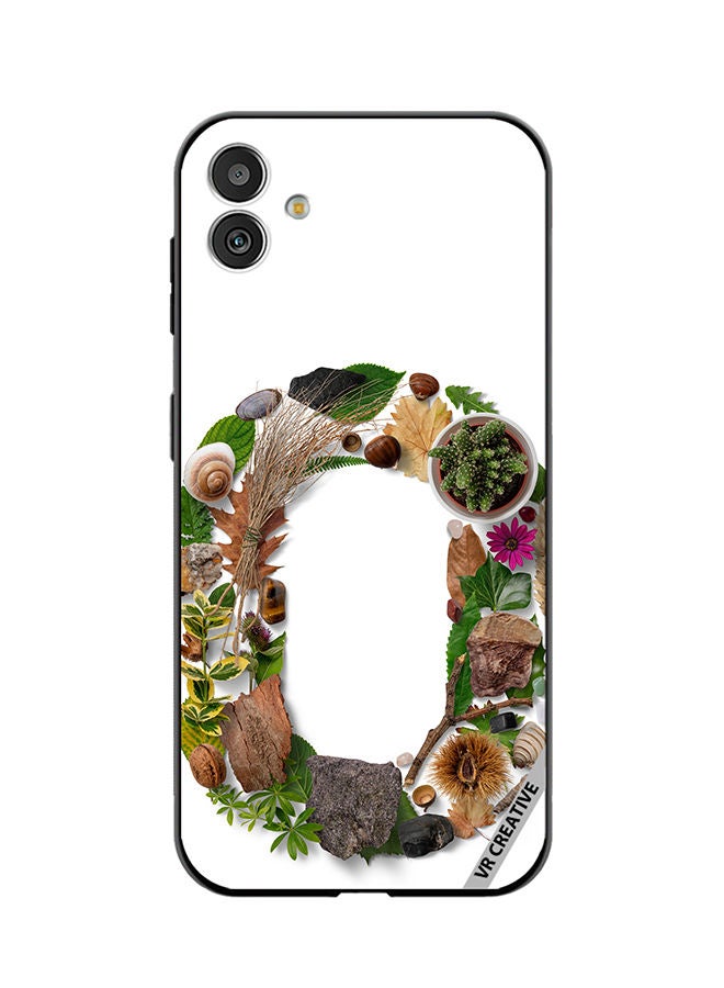 VR CREATIVE Protective Case Cover For Samsung Galaxy F14 Alphabet O Design Multicolour - Image 1