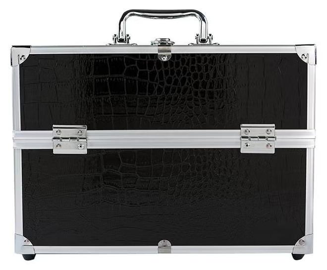 ORiTi Square Shaped Cosmetics Storage Bag Black/Silver - Image 1