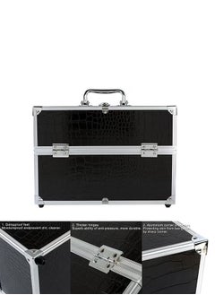 ORiTi Square Shaped Cosmetics Storage Bag Black/Silver  - Image 4